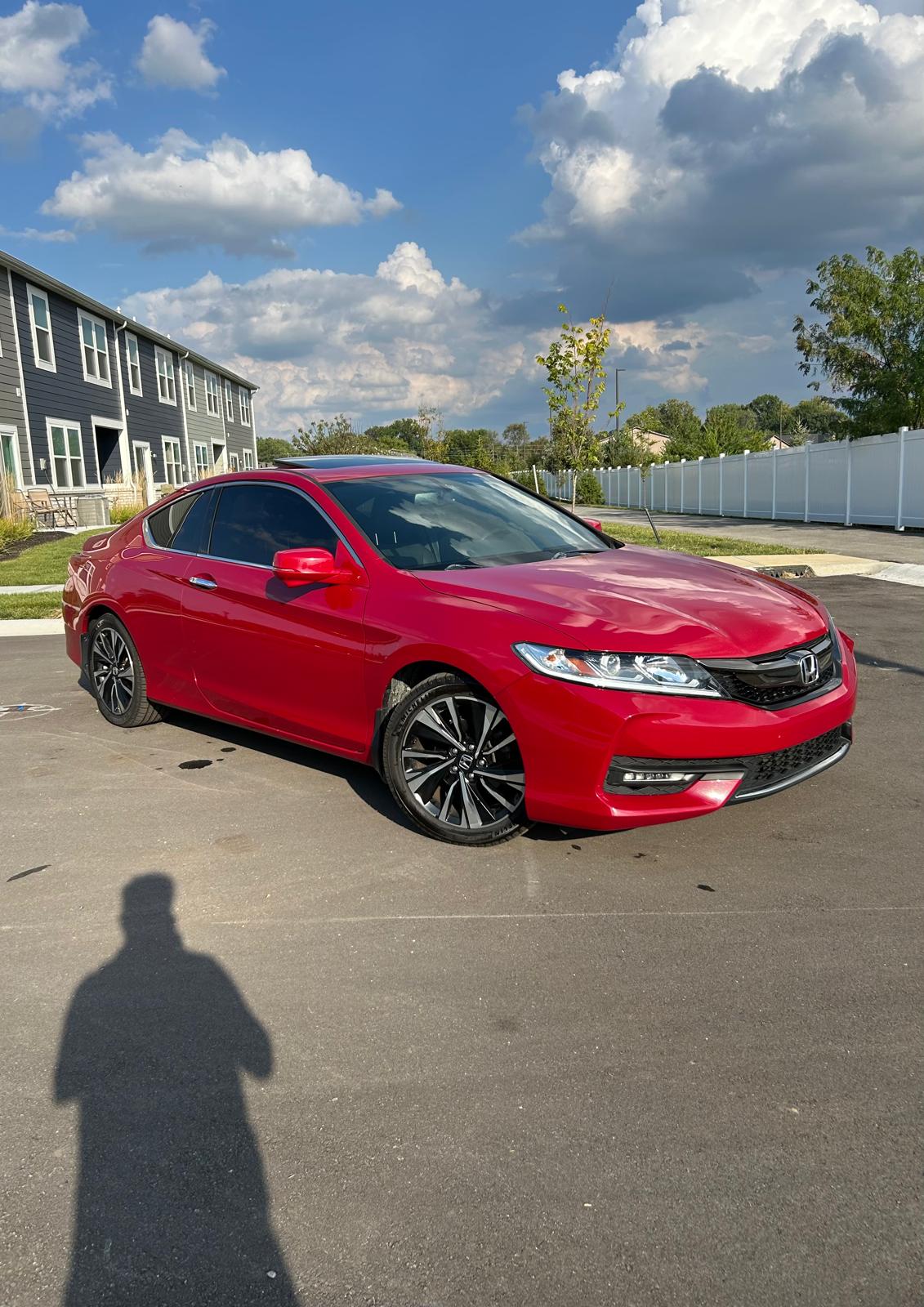 2016 Honda Accord EX-L Coupe in San Marino Red