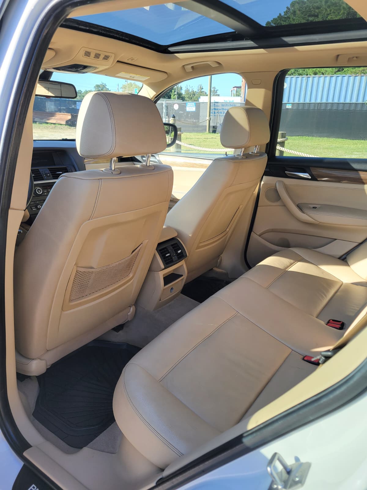 Rear seats and panoramic moonroof