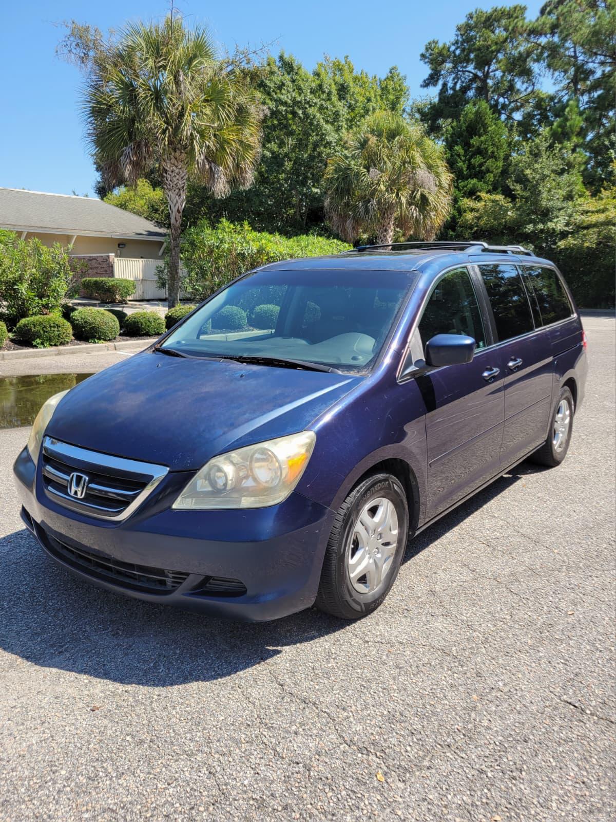 2006 Honda Odyssey EX-L in Midnight Blue Pearl