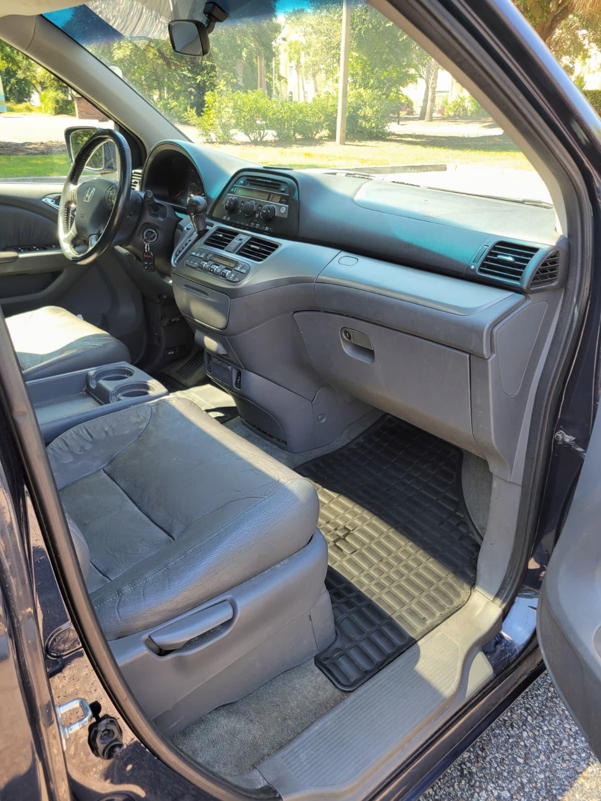 Interior from the passenger door